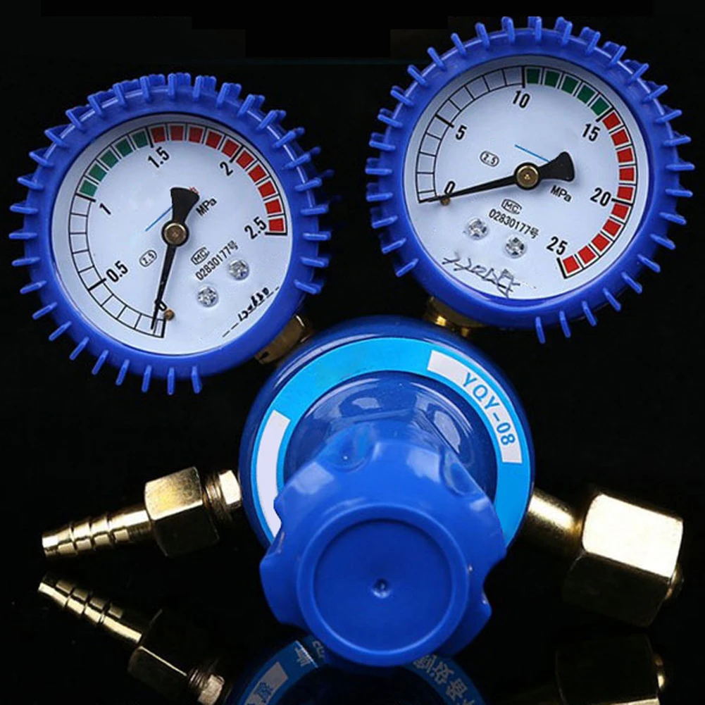 Регулятор давления ударопрочный кислород с ацетиленом измеритель сброса давления газовый баллон клапан аргон Калибр ацетилен