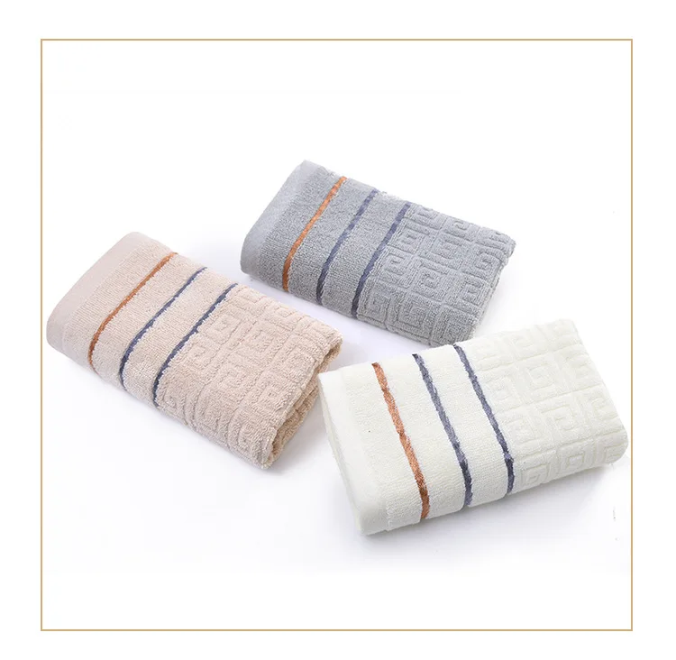 Wholesale creative new adult cotton towel home soft absorbent jacquard bath towel gift cover custom logo
