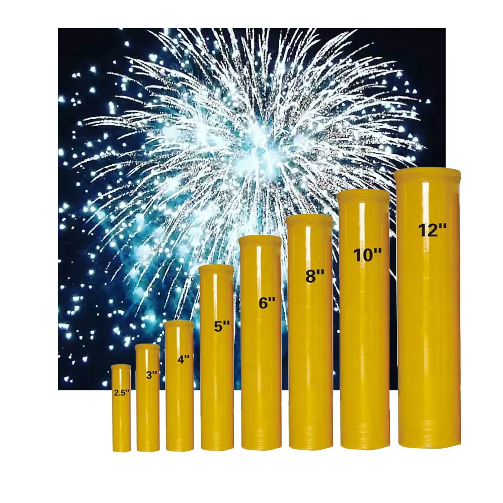 Tube à Mortier en Fibre de Verre de 3 Pouces pour Lancer des Feux d'Artifice,  Coquille d'Affichage Cylindrique, Dispositif de Pyrotechnie pour Événement  de Mariage