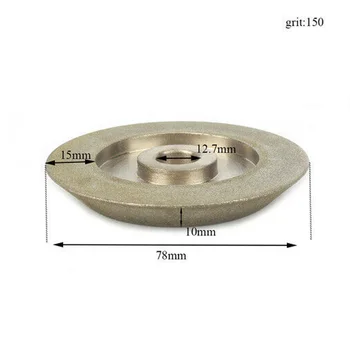 

76mm Diamond Wheel Silver Cutting Disc Grinding Plate Sand Coating Cut-Off Tool