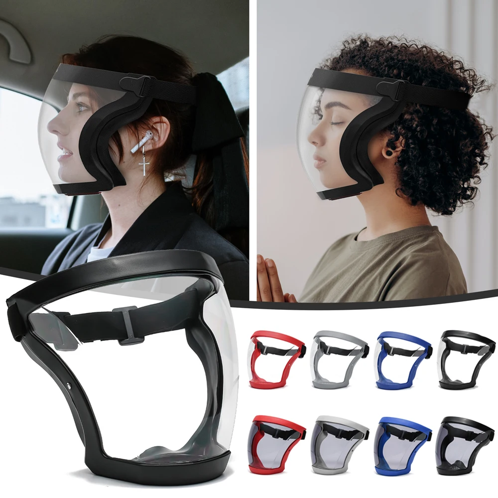 

New Protective Transparent Face Shield Effective Protection Active Shield Protective Face Shield Reusable Goggle Shield Outdoor
