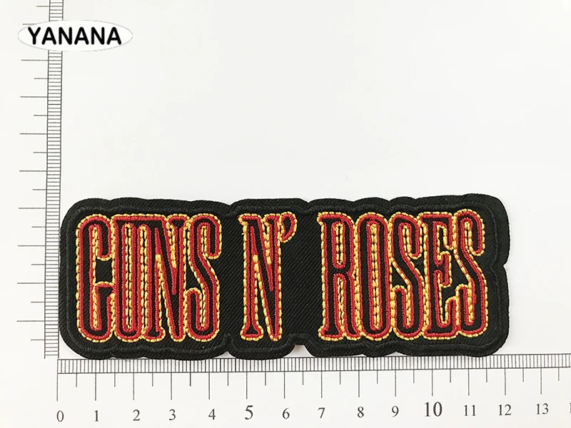 BAND ROCK MUSIC Iron On Patches Cloth Mend Decorate Clothes Apparel Sewing Decoration Applique Badges Heavy Metal