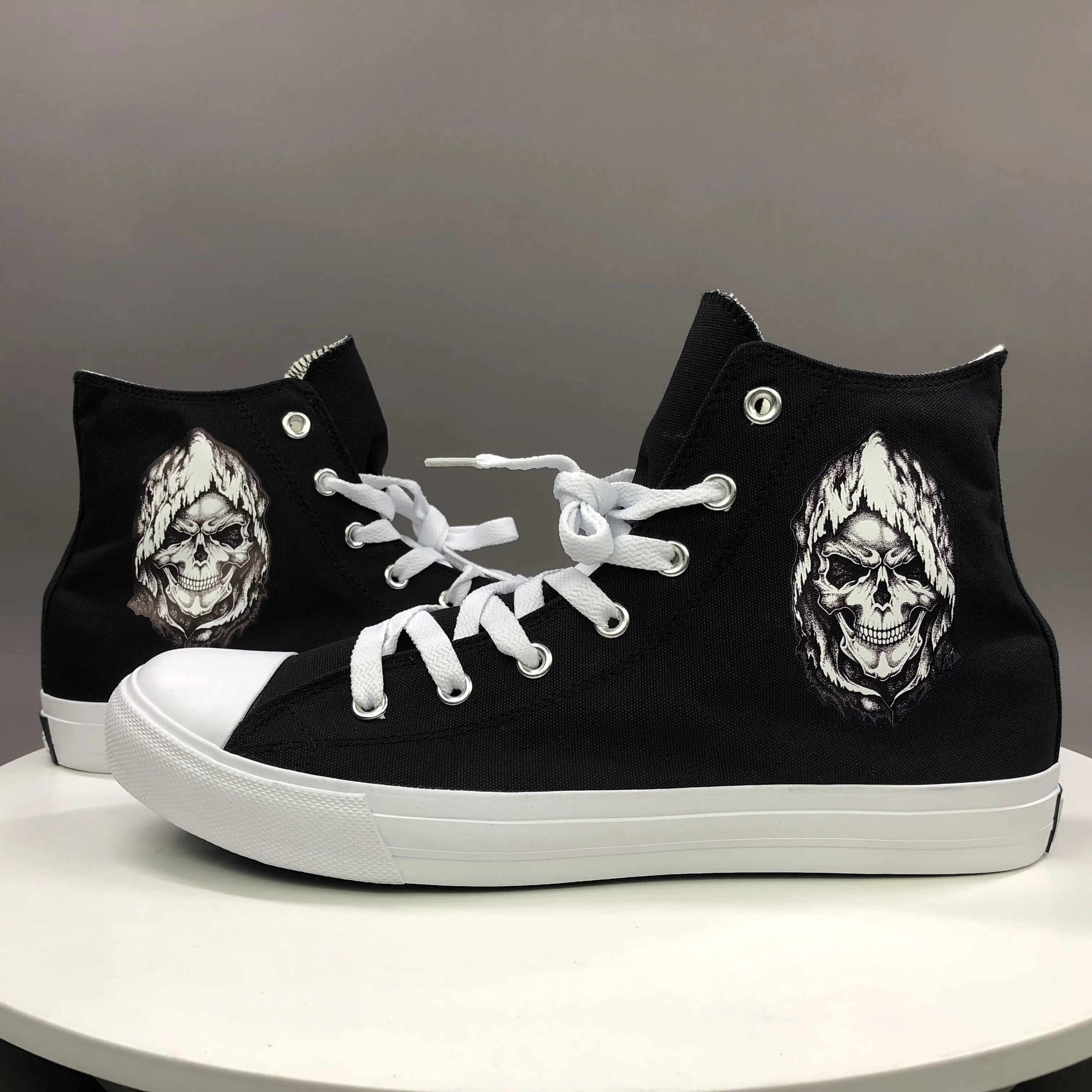 Мужские и женские кроссовки для скейтборда Wen Design парусиновые с высоким берцем