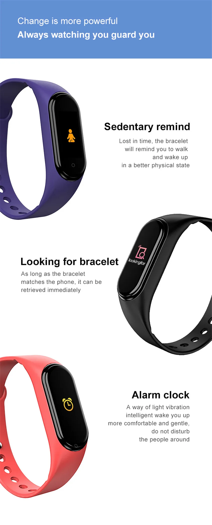 for xiaomi mi band 5 smart watch 1 (6)