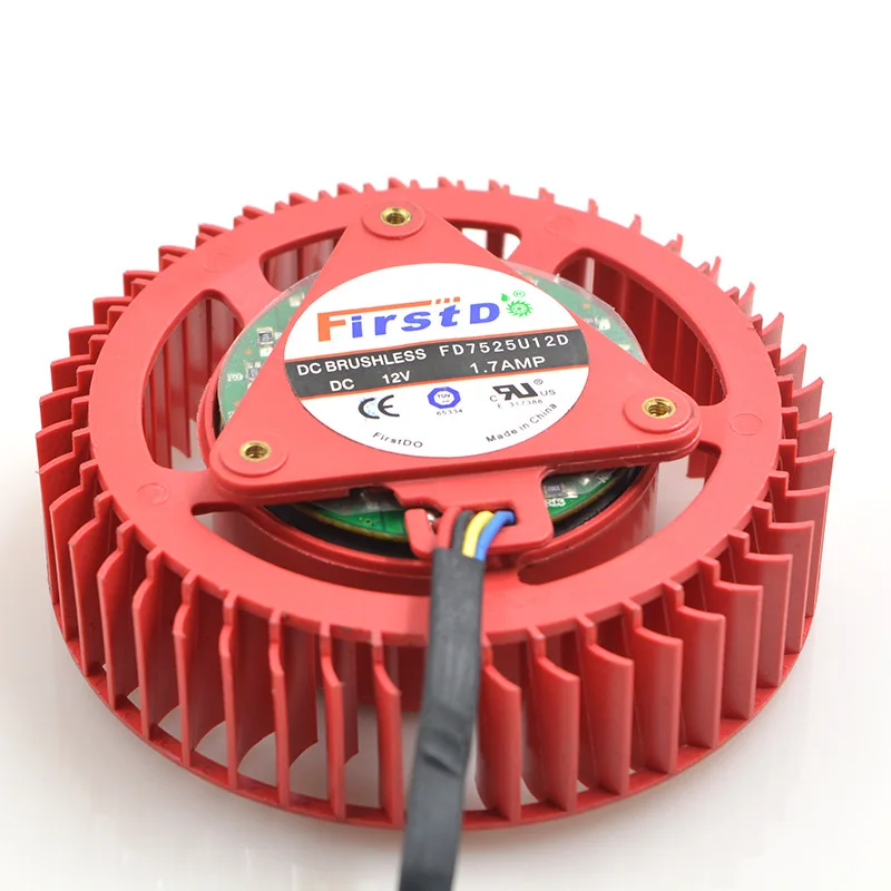 

FOR ATI AMD FD7525U12D 1.70A 4-wire PWM temperature control Public version of the turbo graphics fan