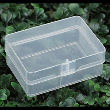 

Home Storage 1Pc R477 Rectangular Plastic Box Transparent Product Packaging Box Pp Metal Parts Tool Box With Cover