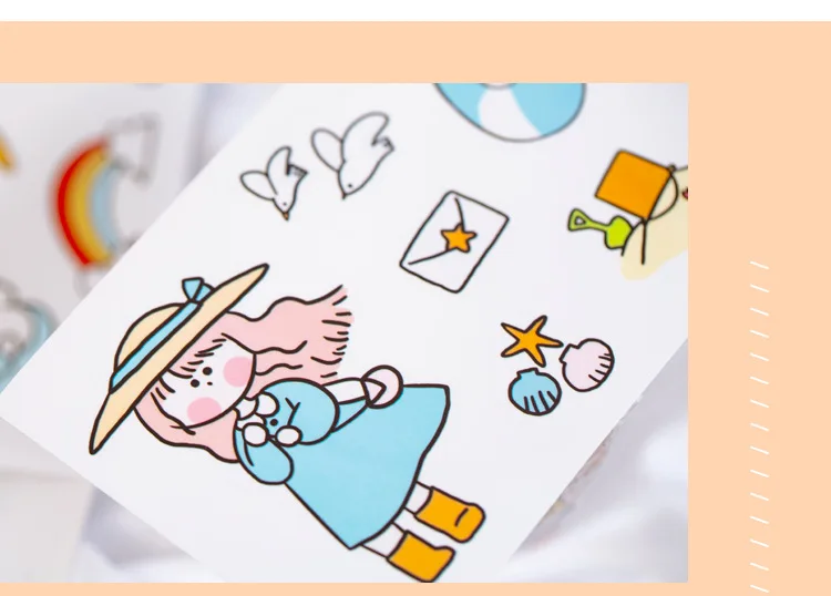 10 шт./упак. детская мечта серии stickerFor детская игра Сделай Сам дневник в стиле Скрапбукинг фото Ablums