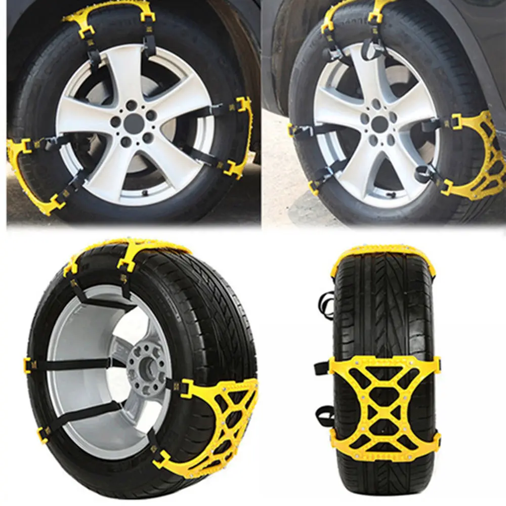 Car Truck Van Snow Tire Antiskid Chains Beef Tendon Wheel Antiskid TPU Chain