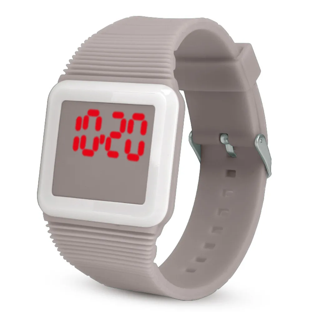 Relogio Masculino электронные цифровые светодиодные силиконовые часы наручные часы браслет для детей женские часы Reloj Mujer A15
