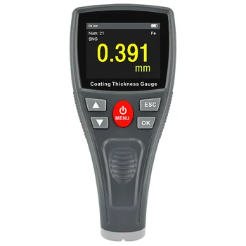 

WT Digital Mini Automotive Paint Thickness Gauge Car Paint Tester Coating Meter with Color LCD Fe Probe Car Detector Measure Pa
