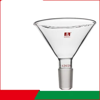 

High quality Sanaisi feeding glass funnel 100mm14/19/24/29/34/40 port liquid feeding is more convenient for high borosilicate