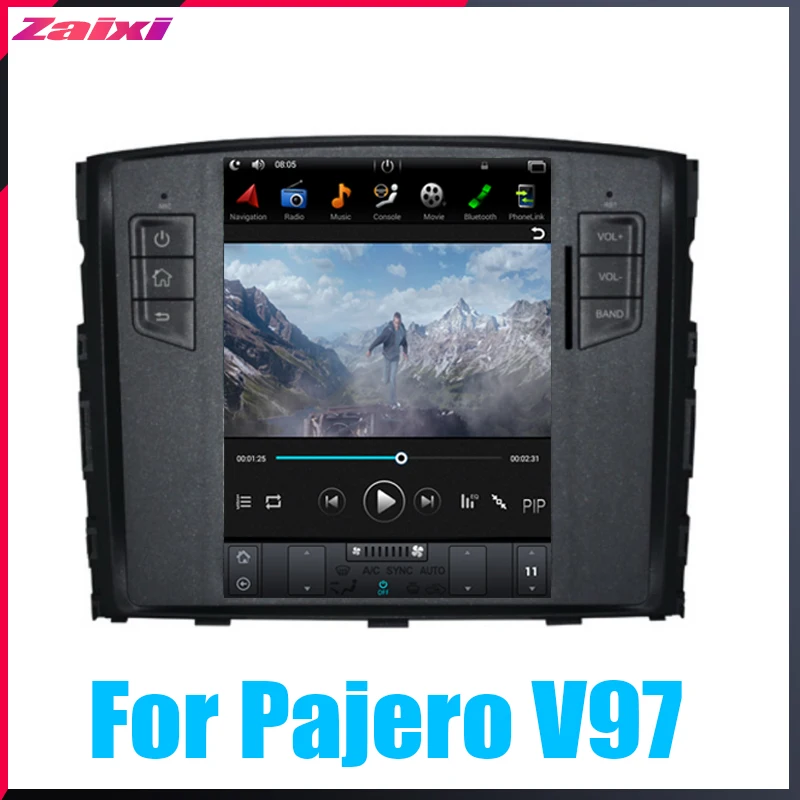 10," Tesla Тип Android для Mitsubishi Pajero V97 2006~ автомобильный Android dvd-плеер навигация gps радио мультимедийная система