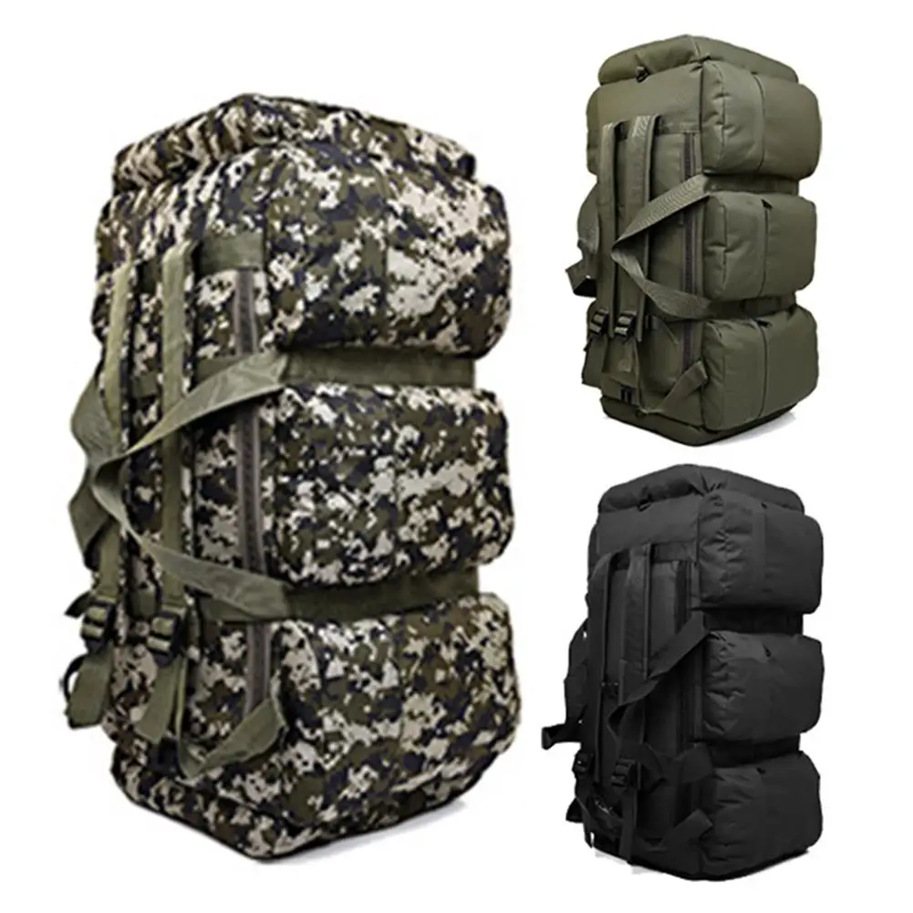 90L Backpack Mountaineering Bag Large Capacity Outdoor Camping Hiking Luggage Tent Bag Canopy Tent Foot Sandbags