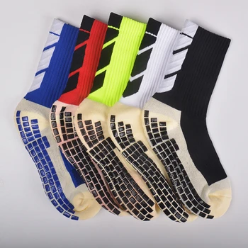 New Football Socks Anti-Slip High Quality Soft Breathable Thickened Towel Bottom Sports Socks Cycling Women Child Soccer Socks 3