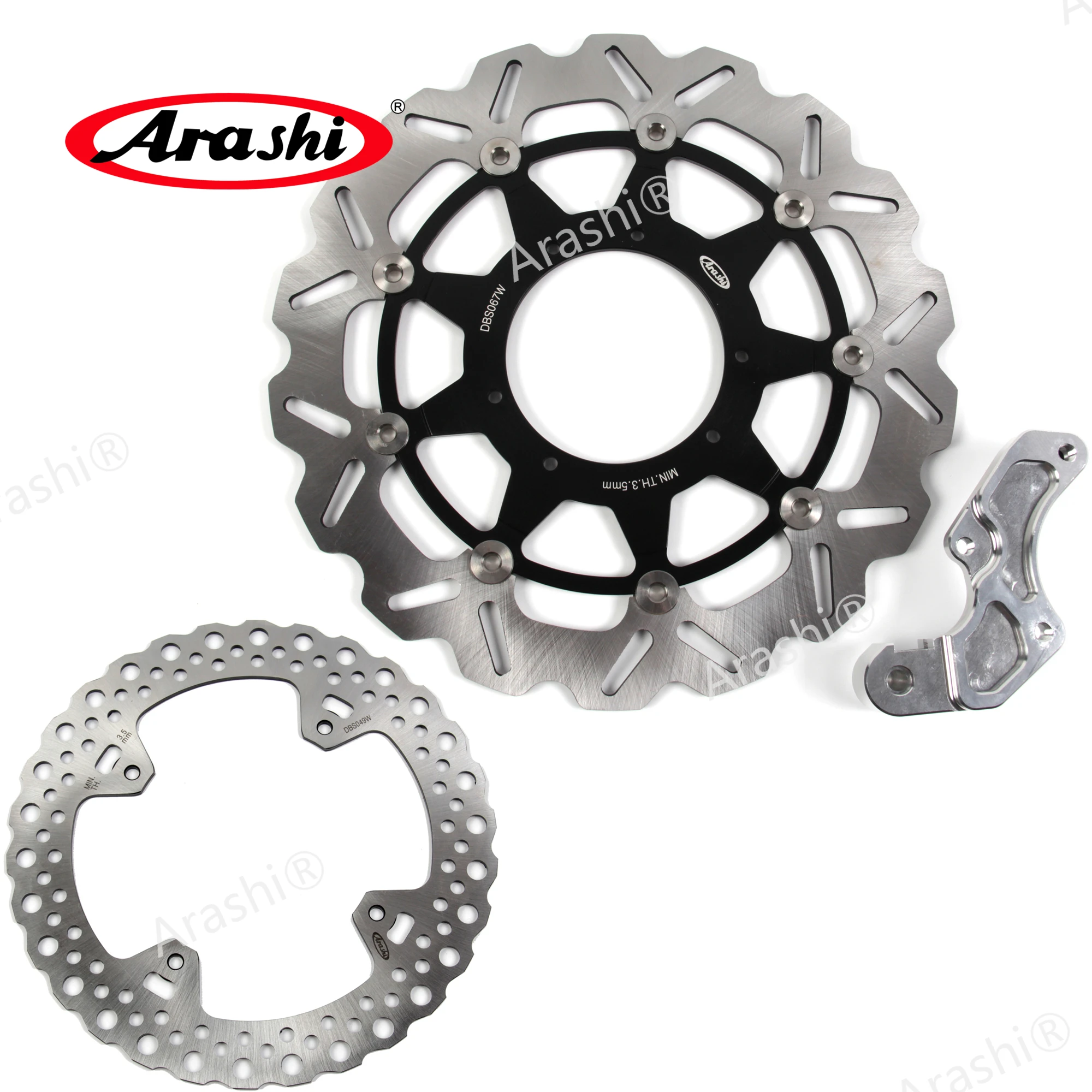 Араши 1 комплект CNC Передние Задние тормозные диски роторы для HONDA crre CRR 250 2002 2008 CR250E