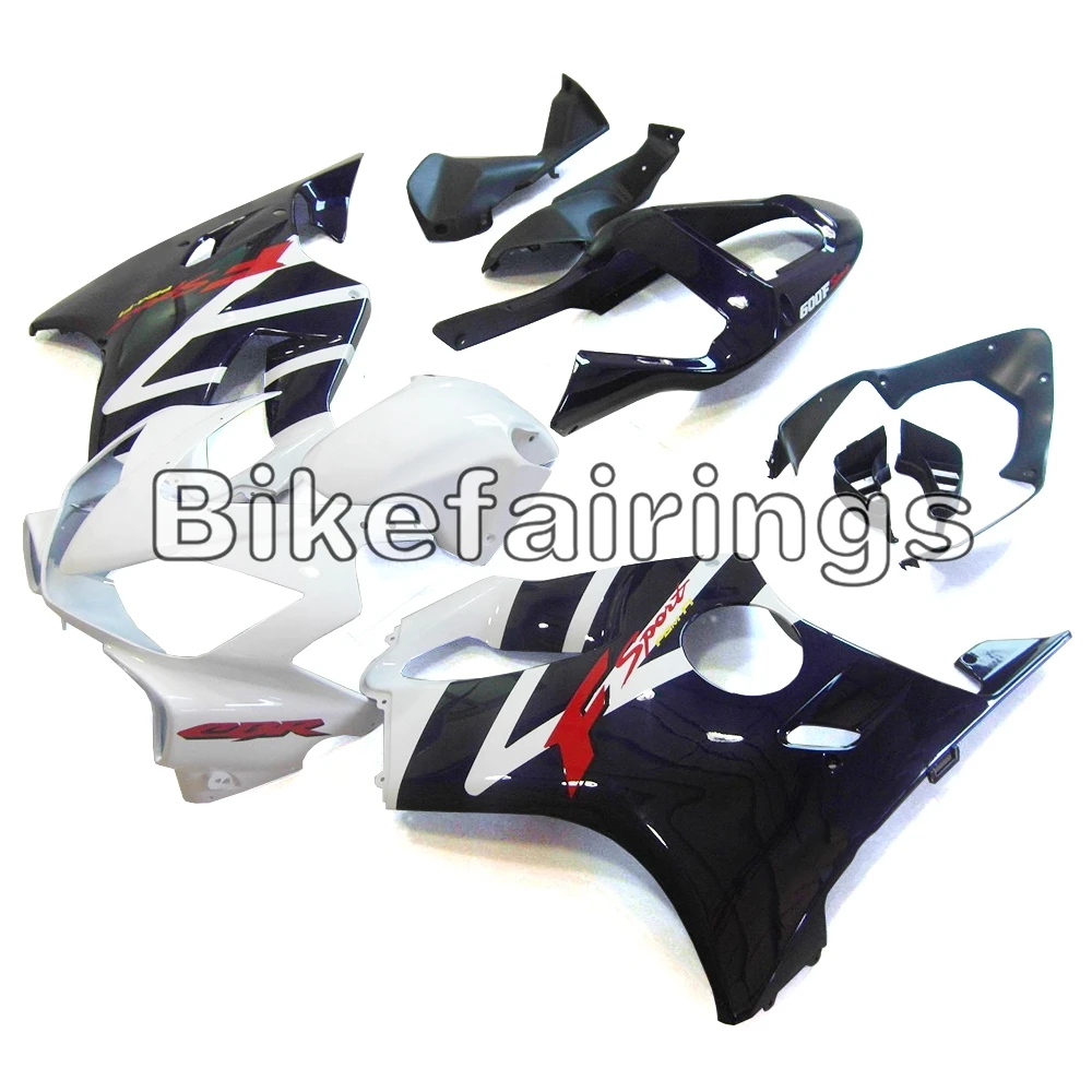 Brand New White Black Sportbike Injection Fairings Full Casing For Honda CBR600F4i 2001 2002 2003 Plastic Motorcycle Cowlings | Автомобили
