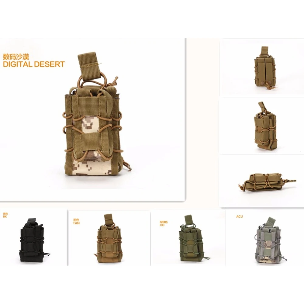 Охотничьи аксессуары EMERSON тактическая Модульная винтовка пистолет подсумок MOLLE военный воздушный мягкий патронный Карманный чехол