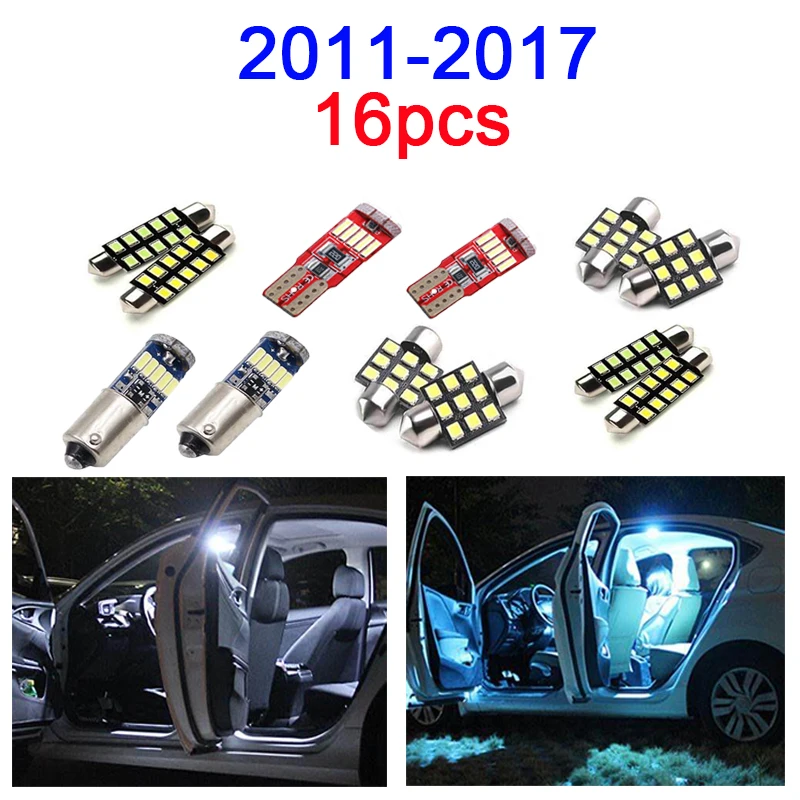 

Nice White Canbus LED bulb interior dome map light Kit for Jeep Grand Cherokee Vanity mirror + Trunk + Glove + number plate lamp