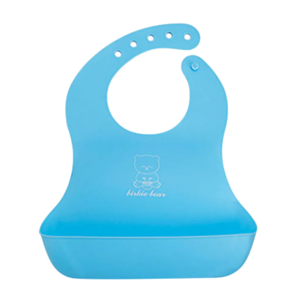 Adjustable Baby Bibs soft bib waterproof antifouling eating bib Silicone Waterproof Bib Baby Boys Girls Bandana Bibs