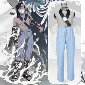 

Anime Naruto Momochi Zabuza Cosplay Costumes Camouflage Uniform Suit Full Set Performance Costume In Stock Or Custom-Make Any