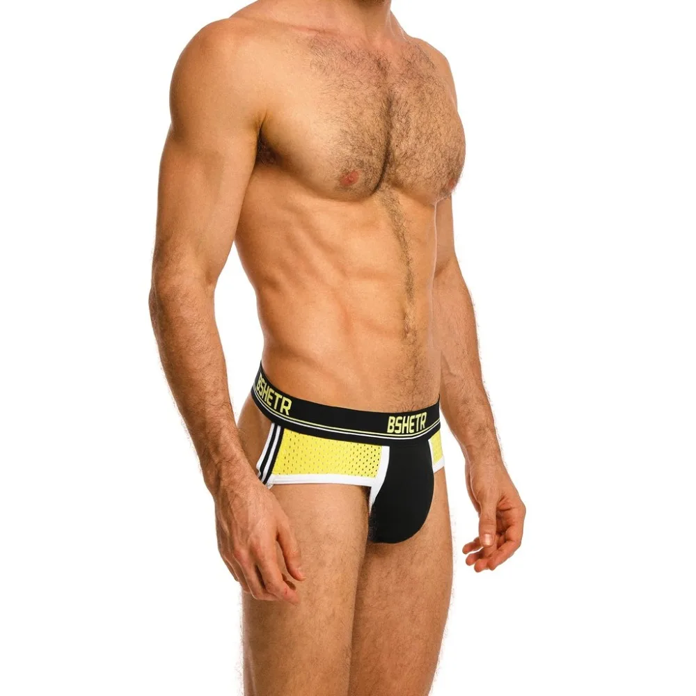 5Pcs Men's swimming briefs sexy men's underpants transparent jersey swimming trunks maillots de bain homme 20J6 (11)