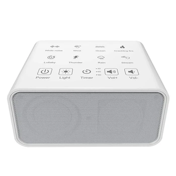 

White Noise Machine, Sound Therapy Machine, Baby Sound Machine, with 8 Soothing Natural Sounds, 3 Timer, and Background Night Li