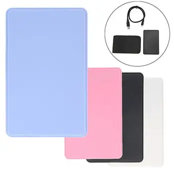 

1Pc Portable Mini 2.5Inch USB 2.0 Plug and play SATA HD Box HDD Hard Drive Mobile Disk External Enclosure Case