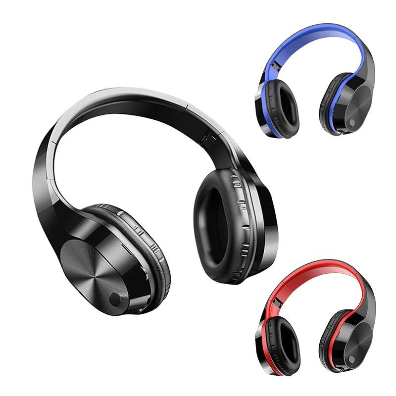 T5 Wireless Headphones Active Noise Cancelling Bluetooth Headphones 9D Stereo Music Headsets with Mic TF Card