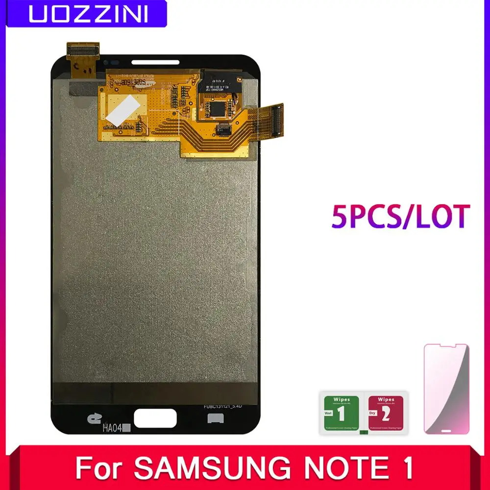 Жк дисплей 5 шт./лот для Samsung Note 1 N7000 I9220 с сенсорным экраном и дигитайзером в сборе