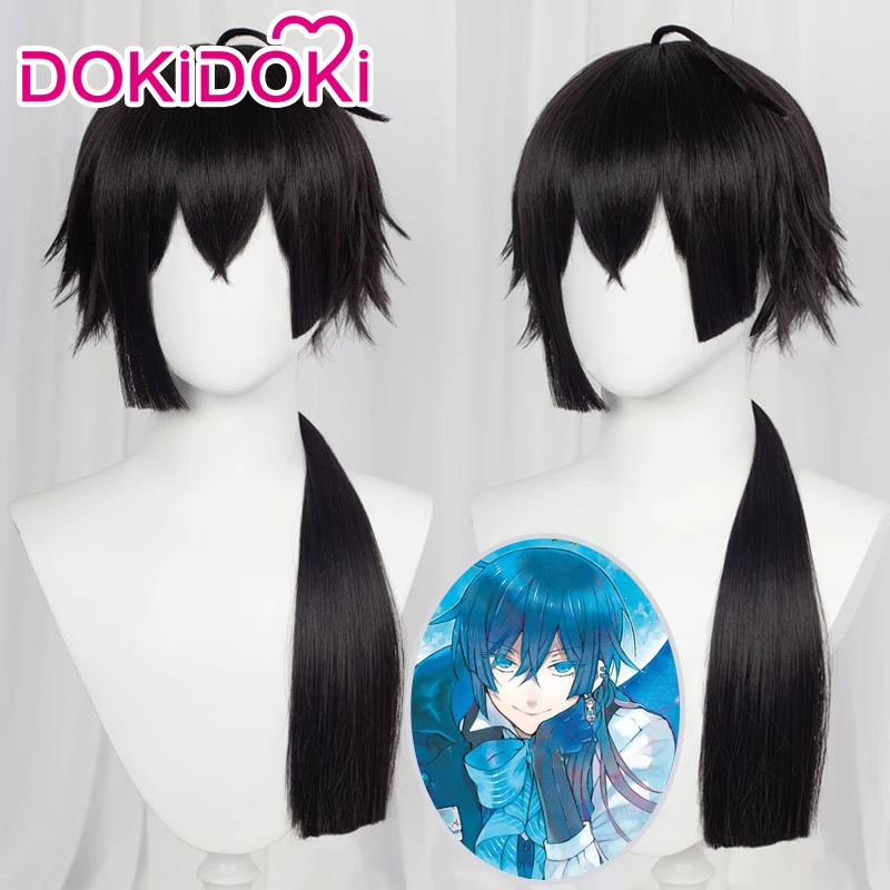 DokiDoki Anime The Case Study of Vanitas Cosplay Wig no Karte Black Hair | Тематическая одежда и униформа