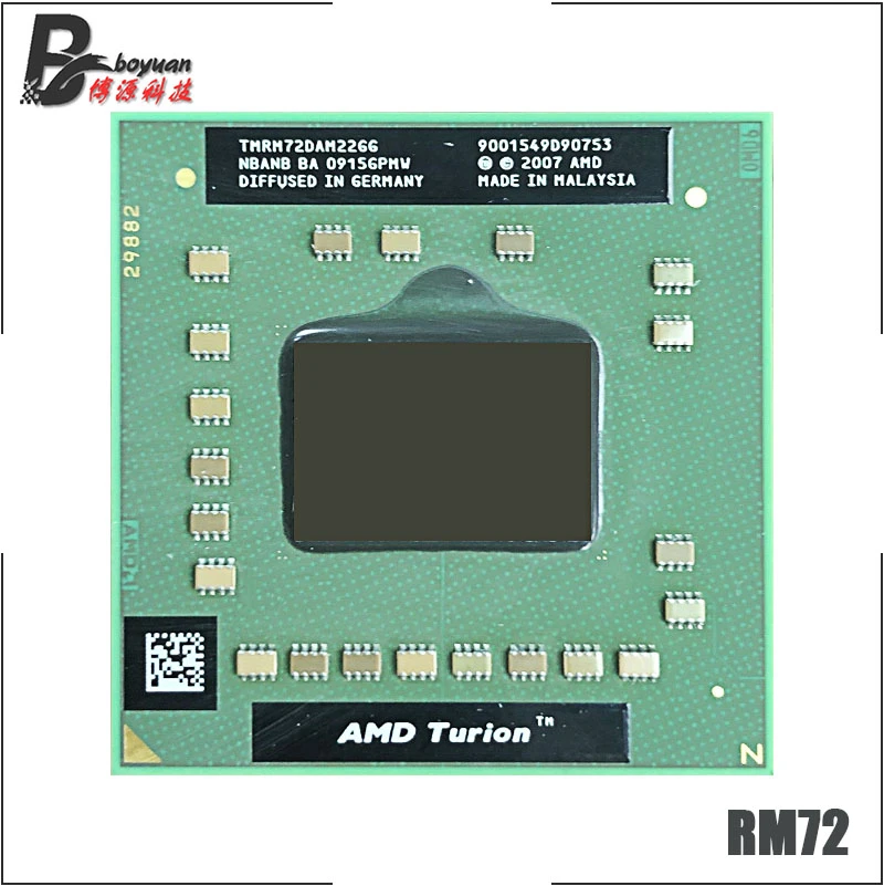 TMRM72DAM22GG AMD Turion X2 RM-72 Dual-core 2.1GHz Mobile Processor TMRM72DAM22GG AMD Turion X2 RM-72 Dual-core 2.1GHz Mobile Processor