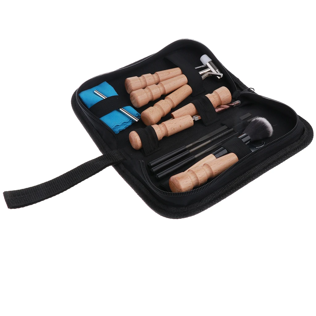 Guitar Mandolin Banjo Bass Repair Maintenance Tools Luthier Guitarist DIY Tools with Storage Bag