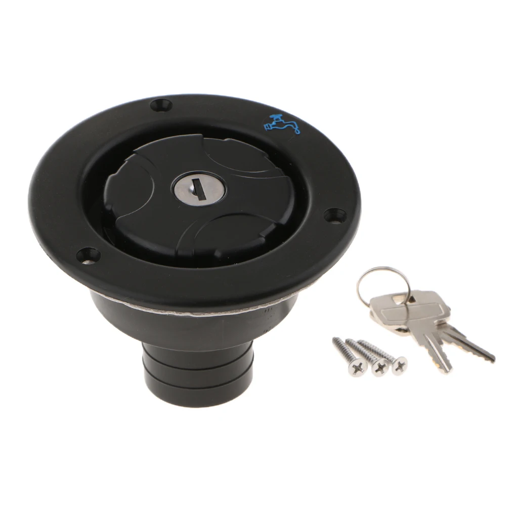 Locking Fuel Gas Cap Petrol Diesel Filler 2 Keys Vandal Proof Anti Theft