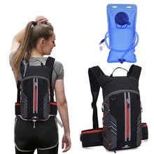 Трейл бегущий рюкзак 10л велосипедная сумка, Велоспорт марафон бег Рюкзак гидратация женская сумка для Воды Спортивная Бутылка велосипед обратно жилет пакет