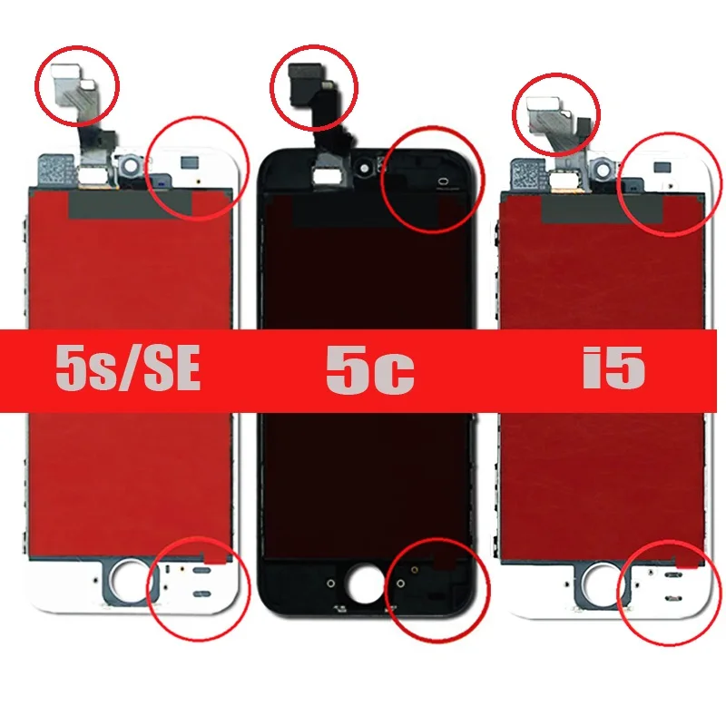 50 шт. AAA качественный стеклянный экран для iPhone 5 5S SE 5C 5G ЖК-дисплей с сенсорным экраном дигитайзер Заводская распродажа