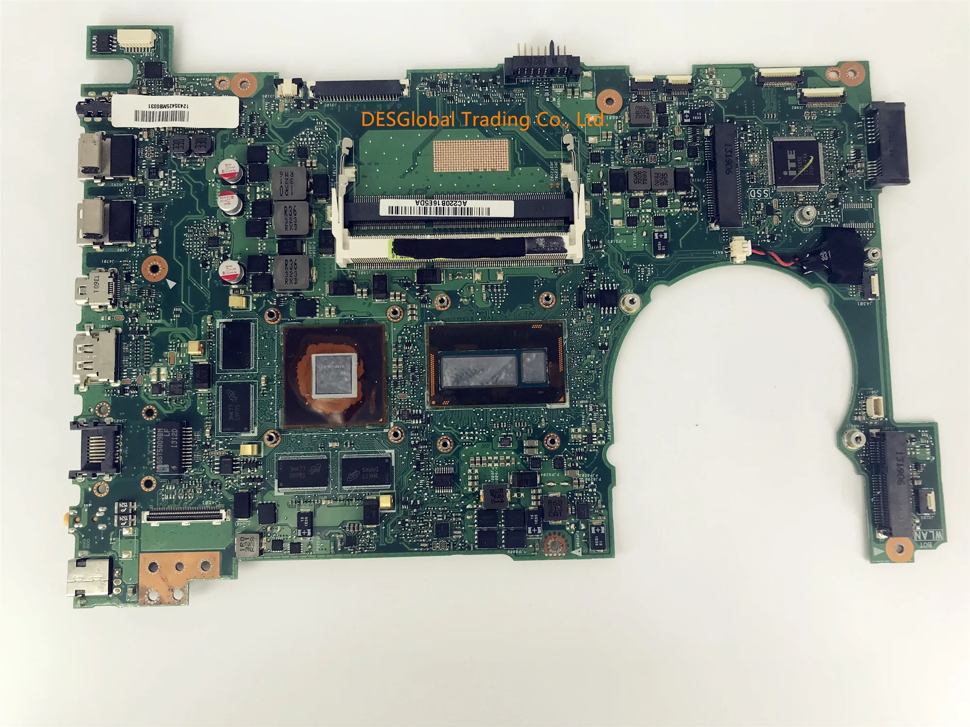 

For ASUS Q550LF N550LF Motherboard PN 60NB0230-MBB000 N550LF Mainboard CPU i7-4500U CPU DDR3 Working Perfectly Fast Shipping