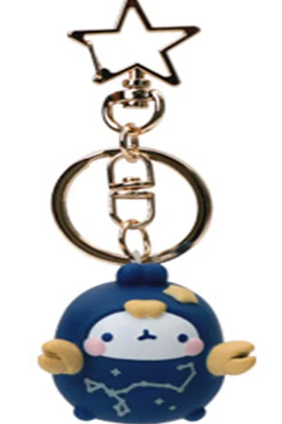 MOLANG Twelve Constellation Rabbit Keychain Blind Box Toys Korea Guess Bag Caja Ciega Blind Bag Toy for Girl Figures Cute Model Scorpio
