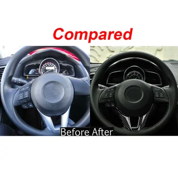 

Wear-resistant Steering Wheel trim Interior Panel Decal Waterproof Car