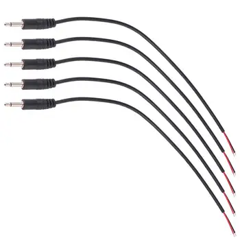 

10pcs 3.5mm Male Plug to Bare Wire Open End Mono 3.5mm Plug Jack Connector Audio Cable for Headphone Headset Earphone Microphone