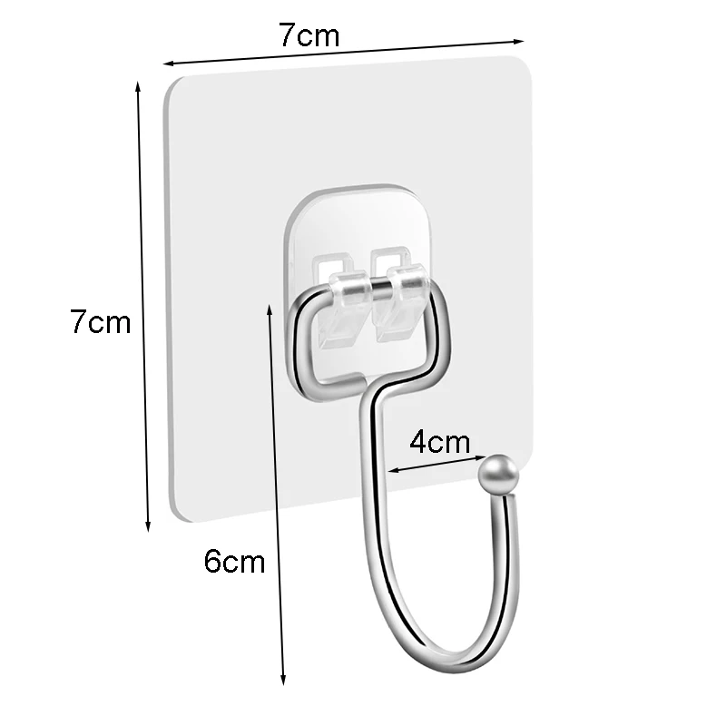 Key Wall Holder Transparent, Strong Suction Hook