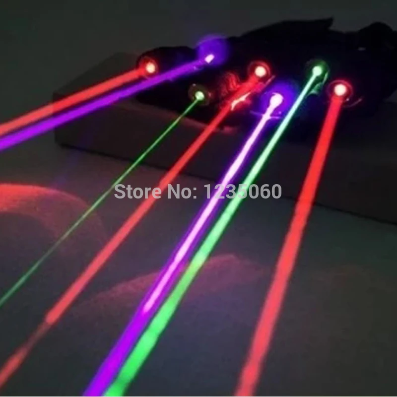RGB светодиодный лазерный перчатки с 7 шт лазером 3 зеленый + 2 красный фиолетовые