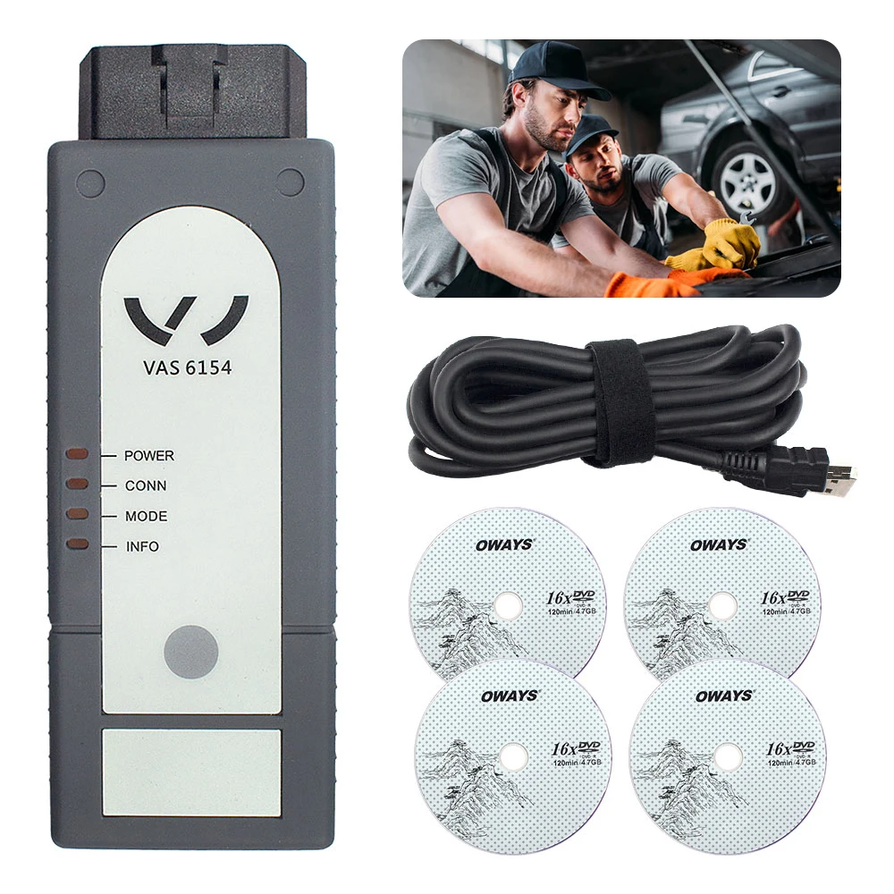Диагностический сканер VAS6154 V166 Wi-Fi 6154 FW V1.6.6.0 6154A |