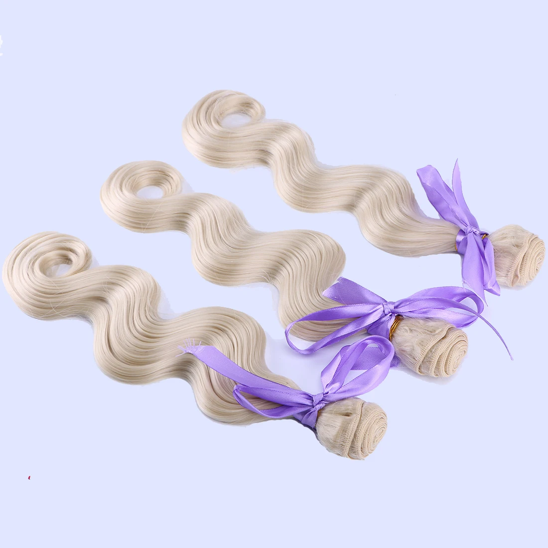 16-26 inches 100g/piece High Temperature Fiber Hair Extensions Color 613 Synthetic Hair Weft Body Wave Hair Bundles for Women 16-26 inches 100g/piece High Temperature Fiber Hair Extensions Color 613 Synthetic Hair Weft Body Wave Hair Bundles for Women