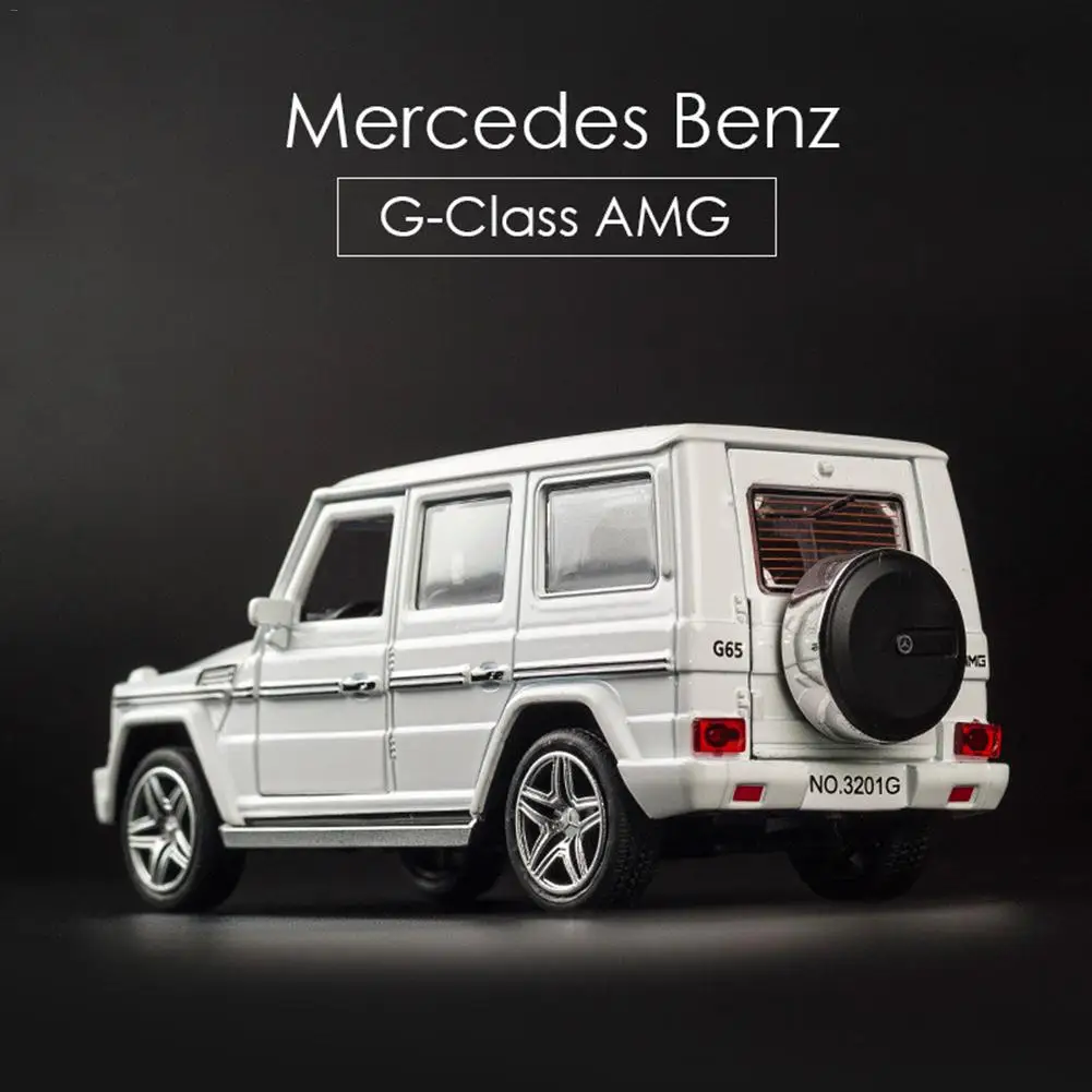 Высокое качество 1:32 игрушечный автомобиль для Benz G65 SUV Jeep AMG Модель сплава моделирование детский звук и свет оттяните назад внедорожная модель