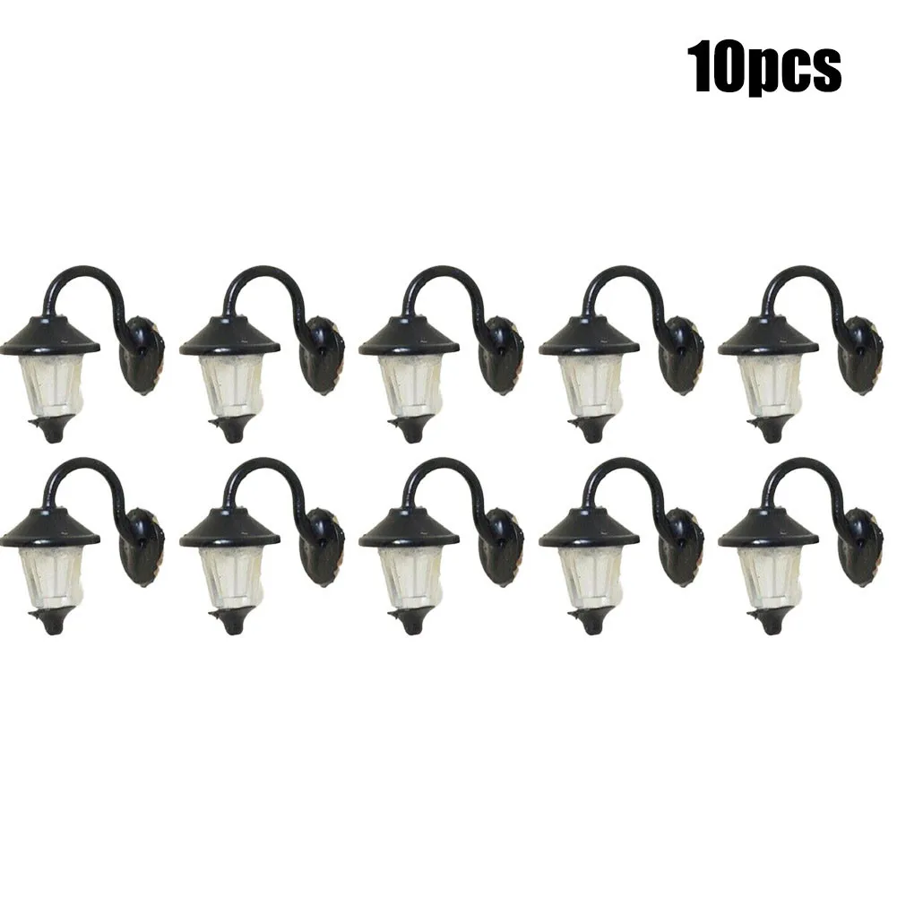 Lamps 10 1:87 h0 Scenery Scale Wall Lamps Outdoor Street 1-Lamp For Ho Train Model Building Ornament Lampshade For Oil Lamp three dimensional night lamp,led table lamp,night light,lamp decoration,miniature lamp