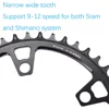 Snail Chainring Round 110 BCD for force red rival s350 s900 40 42 44T Tooth Road Bike for sram cx gravel q ► Photo 3/6