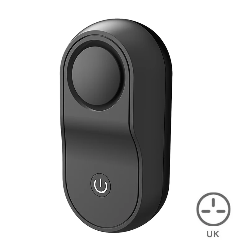 Black-UK Ultrasonic Pest Repeller Intelligent Frequency Conversion 4D Magic Speaker Mouse Spider Repeller LXY9 - Цвет: Black-UK