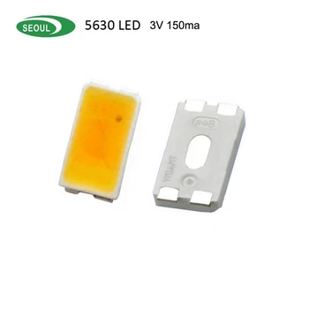 

Outlet 100PCS Original Seoul 5630 LED Chip CRI>80 3V 150ma White With Protection Device Shipping Via Regisitered Air Mail