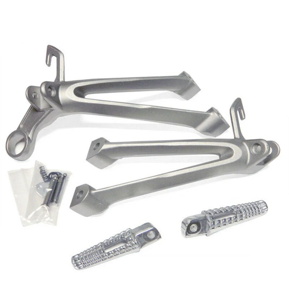 Left + Right Rear Footrest Bracket Foot Pegs For Suzuki GSXR 600/750 08 14 GSX R 1000 11 14Foot