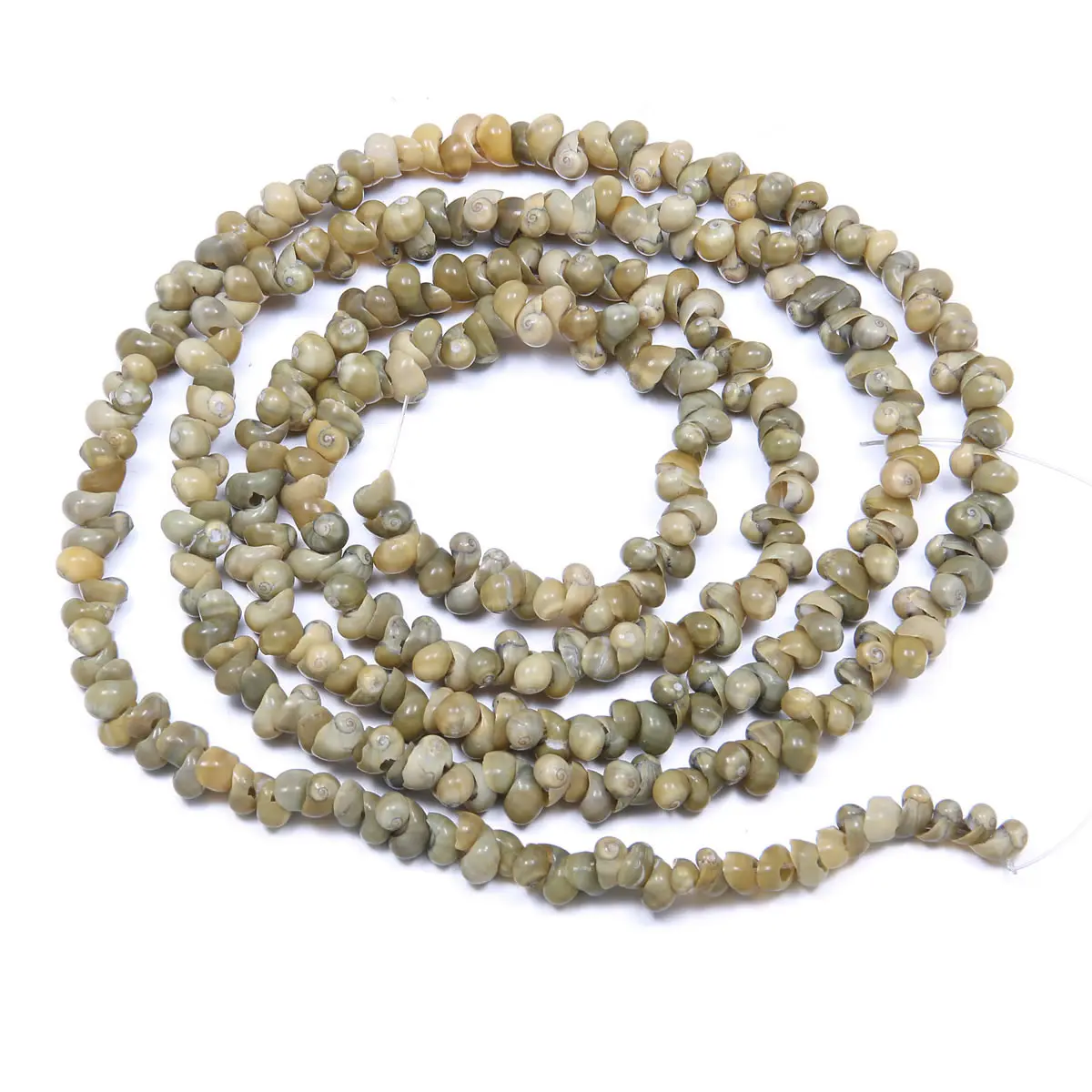 New Natural Shell Beads White Snail Shape Loose for Crafts Home Decor Jewelry Making DIY Necklace Accessories 300Pcs/lot | Украшения и